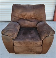 Chocolate Ashley Microfiber Rocker Recliner #2