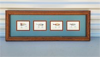 Vintage Framed & Matted Lure Prints