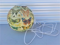 Asian Style Butterfly Paper Lantern 15' Cord