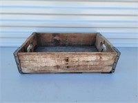 Vintage Wood Soda Bottle Crate