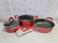 Set of 3 Pioneer Woman Cookware Pans