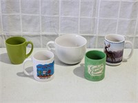 Small Mixed Lot Coffee Mugs