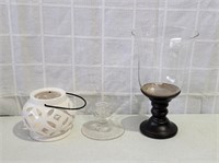 Mixed Lot Three Candle Holders