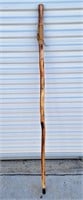 Tall Walking Stick Rope Wrapped Grip