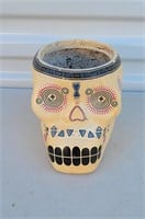 Small Ceramic Mexican Style Plant Pot