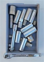 Small Selection Stanley Socket Set Pieces