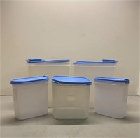 Tupperware storage containers - set of 5 with