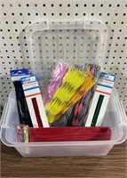 Small Tote of Craft Pipe Cleaners