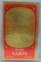1965 Topps #59 Embossed Hank Aaron Card