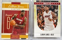 Lot Of 2 Panini LeBron James  Basketball Cards