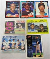 Lot Of 7 Baseball Cards  Alomar Rookie & Others