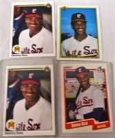 Lot Of 4, 1990  Sammy Sosa Baseball Cards