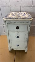 Mosaic Tiled Top Cabinet