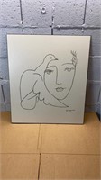 Picasso Print on Board