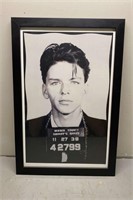 Frank Sinatra Framed Mugshot Print