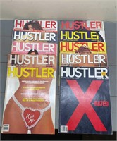 Lot of Hustler Magazines