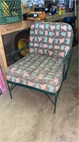 Vintage Metal Chair Upholstery Needs Cleaning