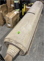 Large Roll of Brown Carpet