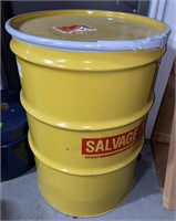 85 Gallon Salvage Drum. *Damage Shown in Pictures