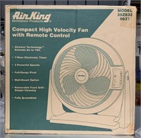 Air king compact high velocity fan with remote