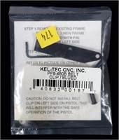 New Kel-Tec PF-9 belt clip/blue