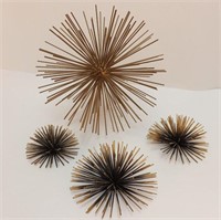 Golden Sea Urchin Decor/Spiky Balls