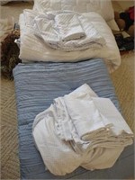 Large group of full size bedding. Includes 2