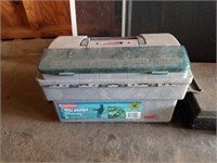 Tackle box. Fishing. Rubbermaid. Contents
