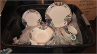 Gibson dish set Contempo pattern. Service for 8.