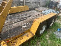OPEN TRAILER - DUAL AXLE - 16' BED / 5' TONGUE -
