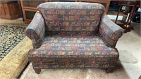 Settee with Book Design Upholstery