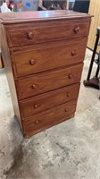 Small Five Drawer Chest