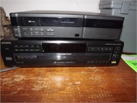Zenith VHS Player and Sony CD Player