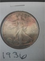 1936 silver half dollar