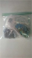 Bag of new jewelry making supplies