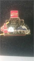 Cardinals Rockies pin