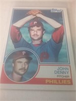 Topps John Denny pitcher Philadelphia Phillies