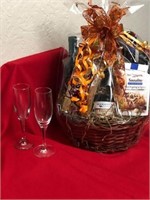 Wine and Gift Basket by Jumbo Foods