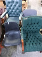 4 mismatched chairs