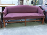 Couch / bench red material