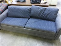 Slleeper Sofa/Couch blue print pattern