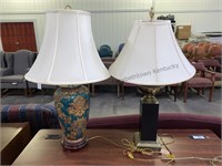 2 unmatched lamps