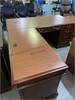 83x72 inch L shaped office desk with 7 intact