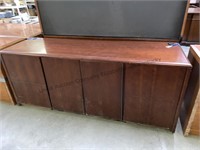 72x21 inch wall cabinet with file drawers &