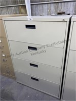 4 drawer filing cabinets.