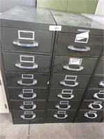 2 6 drawer filing cabinets.