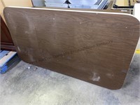 62.5x 34 inch heavy table top. No base