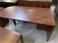 Wall desk .71x35.5 inch & 30x22 end table