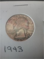 1943 silver quarter