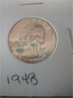 1948 silver quarter